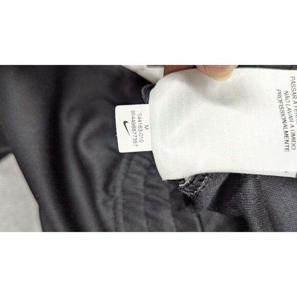 Nike Men Pants Medium‎ Sweatpants Athletic Vintage Track Spellout Zip Hems - Picture 13 of 16